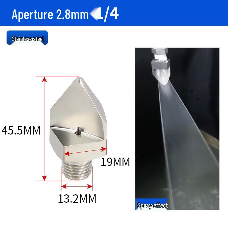 High-Pressure Stainless Steel Spray Nozzle for Car Wash and Cooling Systems