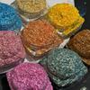 **Iridescent Silver-Plated Glitter Eyeshadow & Highlight Powder**