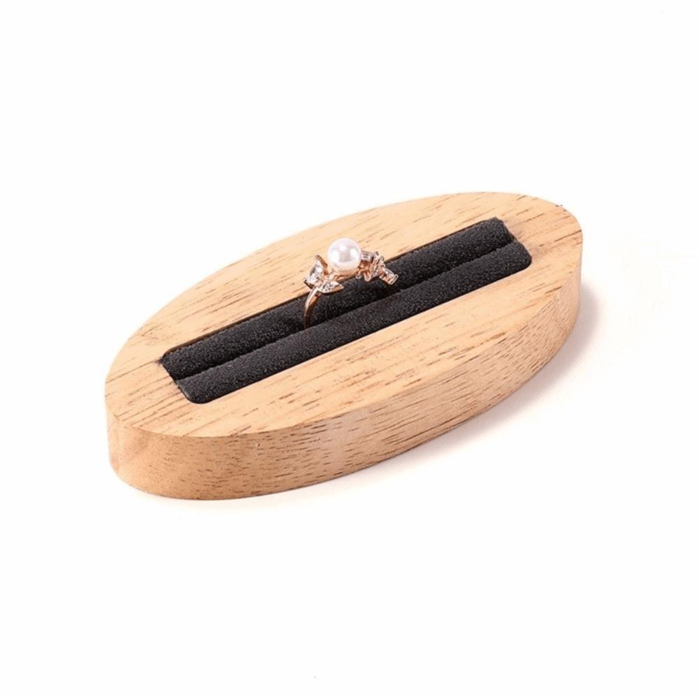Ovales Schmuck-Display-Requisit Kompaktes Design Schmuckständer Ring Ohrring-Display Schmuckaufbewahrung