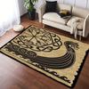 Viking Tarot Crystal Velvet Carpet For Bedroom, Living Room And Sofa, Anti-Slip And Easy To Maintain, Home Decoration