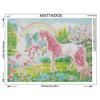Diy Needlework Full Round Diamond Embroidery Rainbow Unicorn Home 5d Diamond Painting Cross Stitch