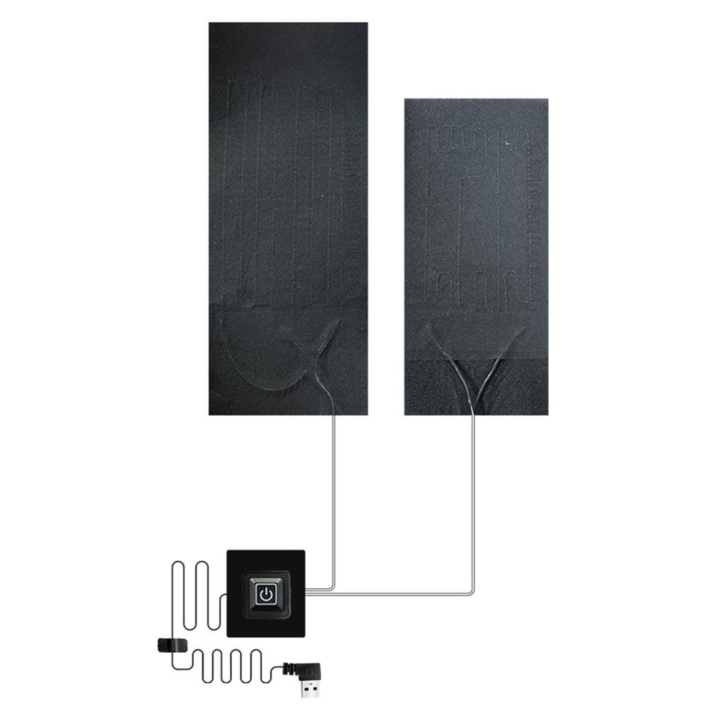 Electric Heating Pads 5/4/2/1 Zones Cloth Jacket Heater Pads 3 Gear Adjustable DIY Heat Clothing Thermal Pads for Camping Hiking