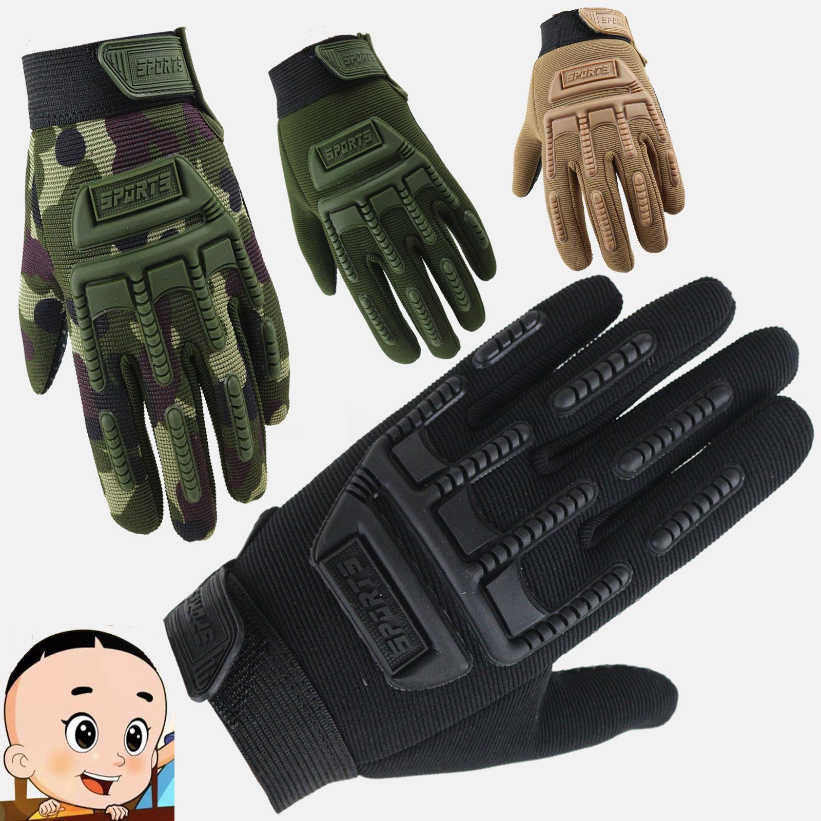 

Children s Tactical Gloves Seals Boys and Girls Students Sports Fitness Non-slip L size, length 18 wide 10