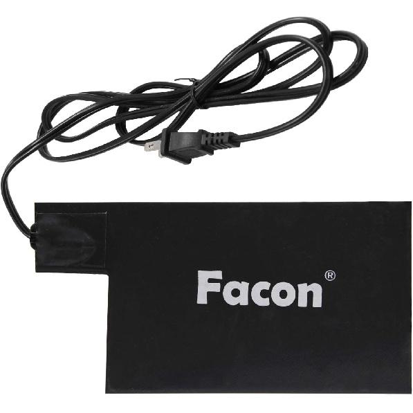 Facon 8-1/2'' X 5-1/2'' Silicone Battery Heater Pad With Thermostatically Controlled, Automotive Electric Silicone Battery Warmer Pad, 120V, 60Watts