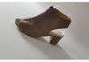 Summer 2021 Plus Size Chunky Heel Peep Toe Zipper Solid Color Fashion Shoes