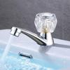 1pc Basin Faucet Zinc Alloy Bathroom Wash Basin Faucet Deck Mount Single Hole Cold Tap Balcony Home Hotel Toilet Faucet