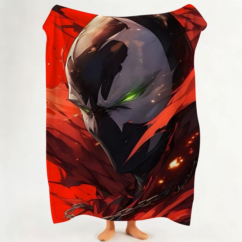 Comic S Spawn Throw Flannel Throw Blanket Suitable for Sofa,Living Room,Bedroom