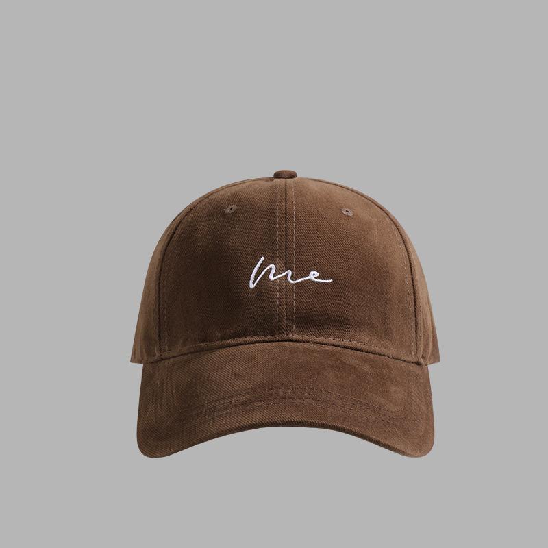 65cm Cross Embroidery Baseball Cap Women Versatile Face Casual Soft Top Sun Baseball Cap men