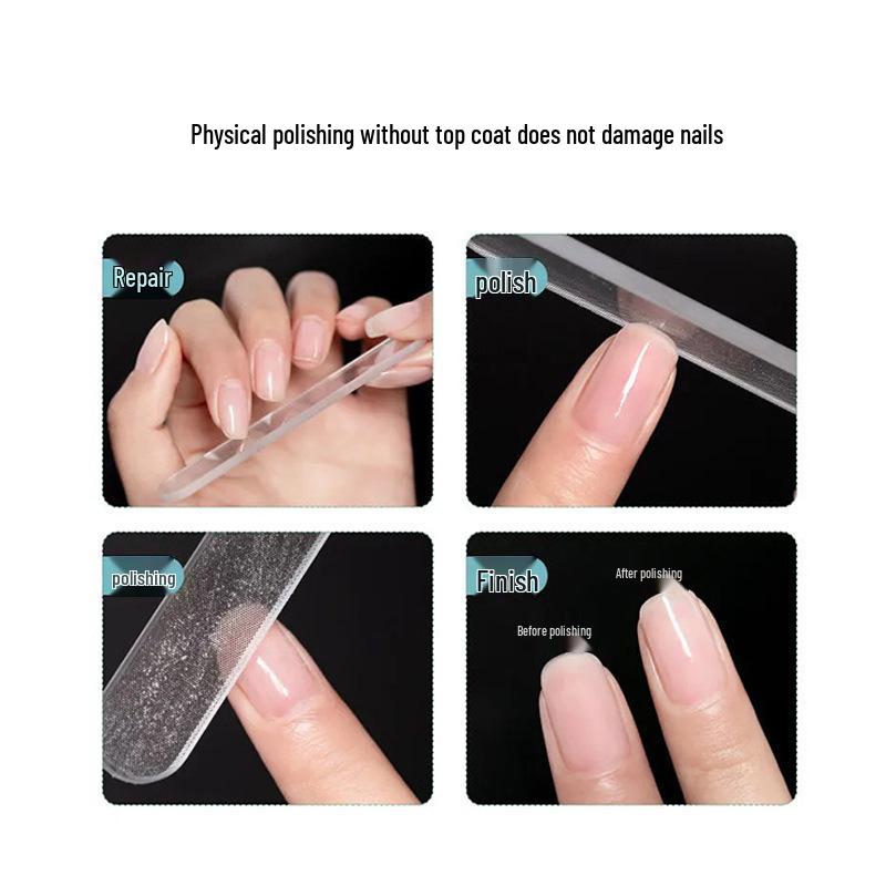 Double-Sided Nano Glass Nail File for Thick and Hard Toenails - Home Manicure Tool