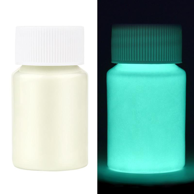 20g/30g Flasche Fluoreszierendes Pigment Langlebige Leuchtfarben Auto Glow Glow In Dark Acrylfarben Für Kunstwerke Partyzubehör