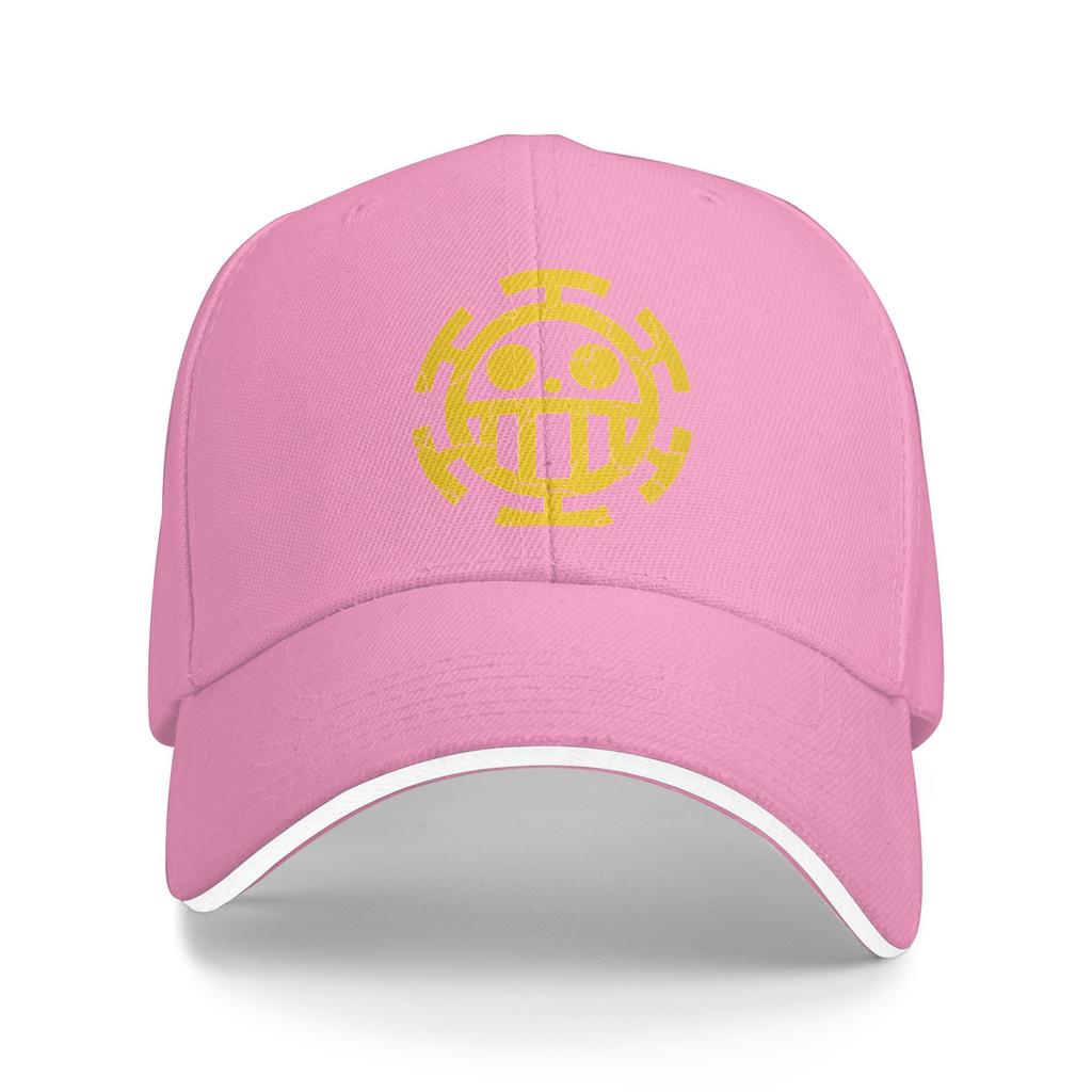 Gorra de Béisbol Anime One Piece Trafalgar Law Popular Gorra Sandwich Unisex Transpirable Gorra Exterior