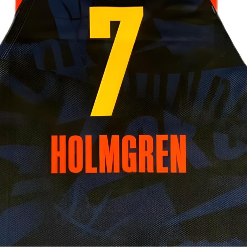 Nike Holmgren Comfortable Casual Versatile Basketball Jersey Men Tops Navy-Blue DX8770-419