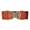 Fashionable and Minimalist Women’s Waist Belt  Everyday Casual Rhinestone Stretch Waist Belt Women’s Wide Leather Belts