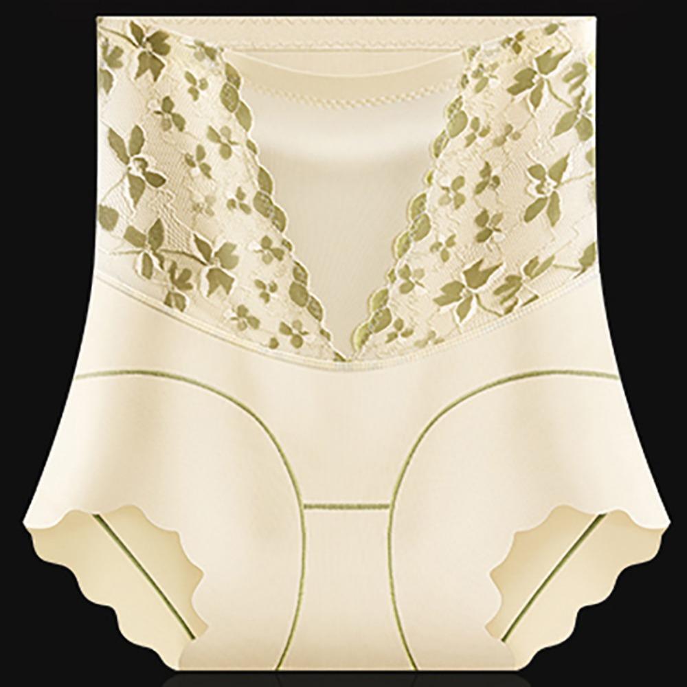 Girdle Panties Postpartum Body Shaper High Waist Lace Floral Briefs Elastic Slimming Shapers Women