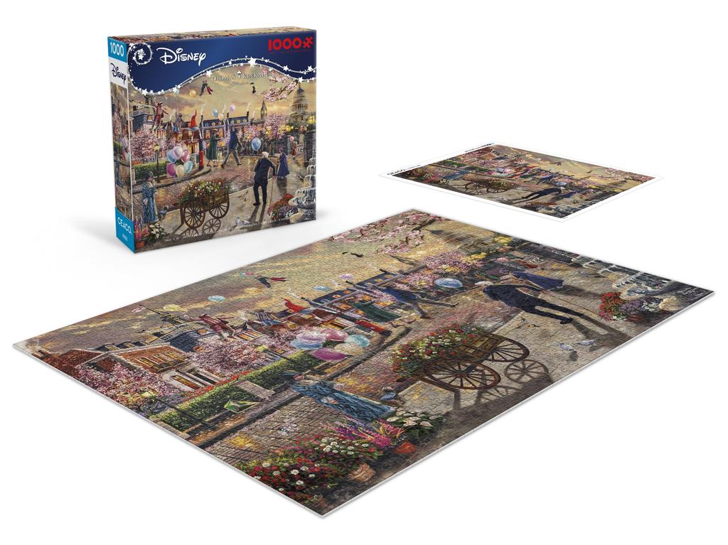 Ceaco Thomas Kinkade Disney Mary Poppins Returns 1000 Piece Jigsaw Puzzle - - - -