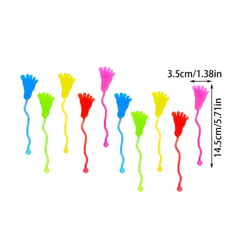 10Pcs Stretchable Sticky Hands Toys for Kids Birthday Party Favors Guest Gifts Classroom Prizes Goodie Filler Treat Stuffers