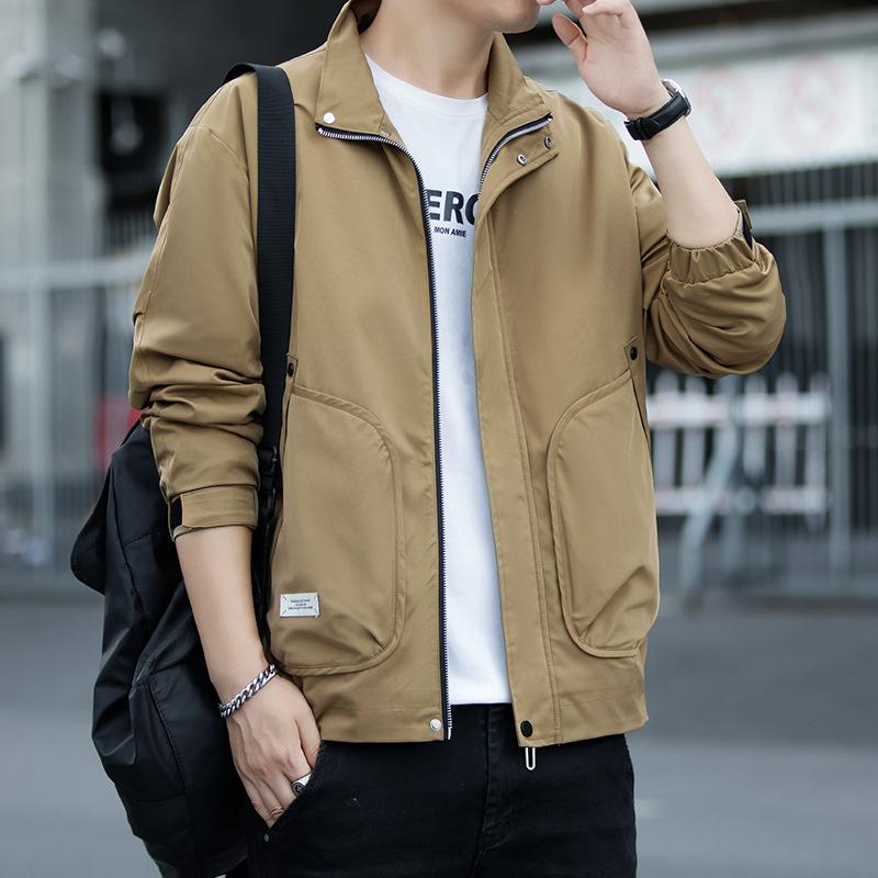 

Куртка мужская утолщенная плюс воротник-стойка верхняя часть мужская весенняя новая трендовая куртка 8XL