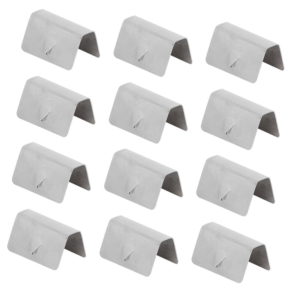 12Pcs Car Wind Rain Deflector Channel Fixing Retaining Clips, Stainless Steel Deflector Clips for HEKO G3 SNED