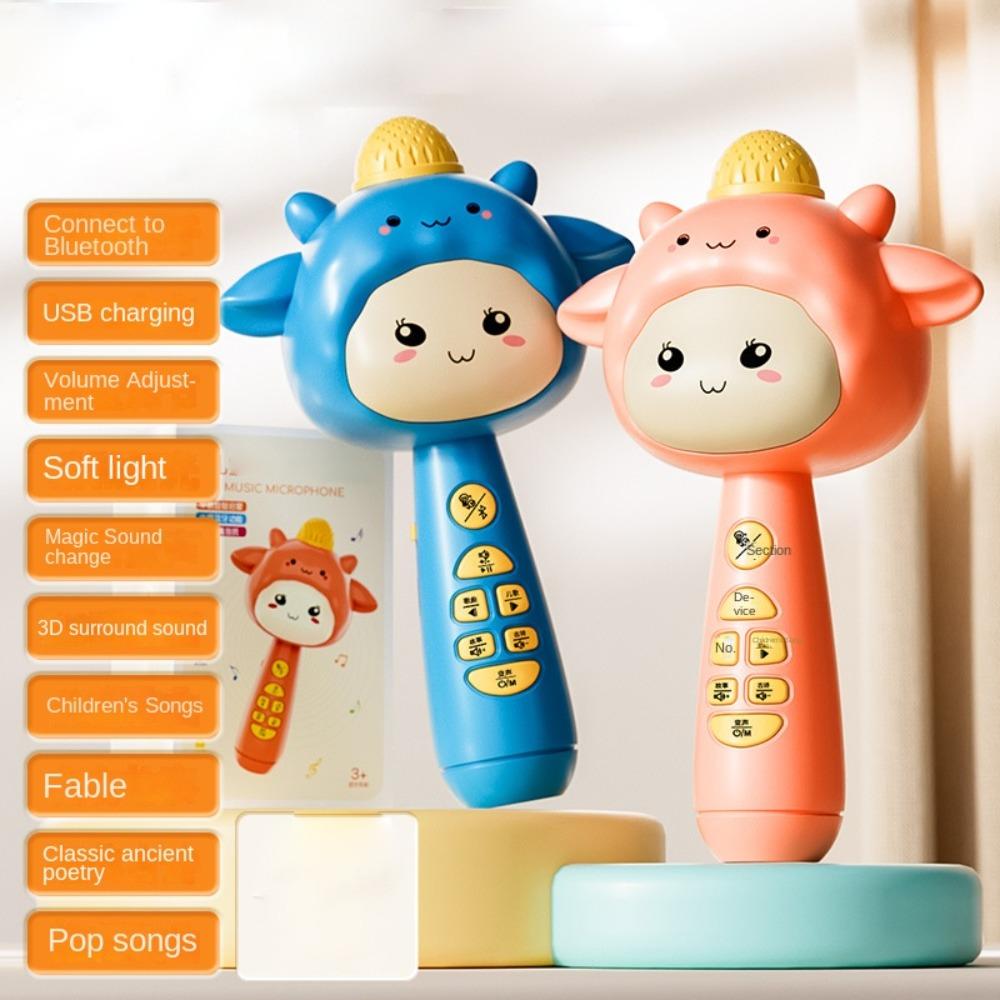 

Bluetooth Children s Microphone USB Interface Bluetooth Audio 2024 Early Education Puzzle Baby