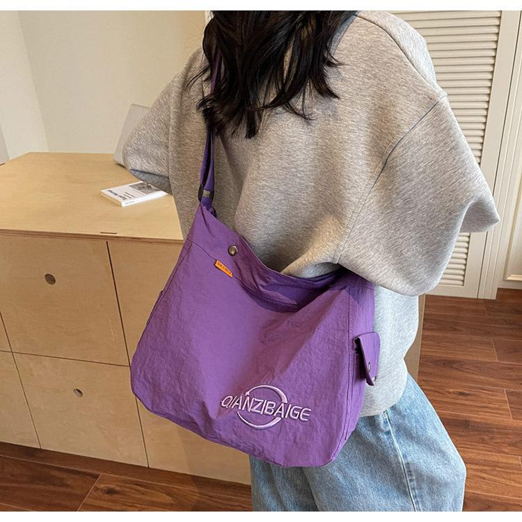 Canvas bag New versatile thickened women's shoulder large capacity student simple commute portable class tote bag