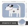 1 Parsons Jack Russell Terrier Non-slip Kitchen Mat, Bedroom Mat and Welcome Door Mat, Polyester, Machine Washable, Lightweight
