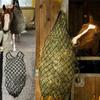 1-Piece Extra Large Horse Hay Feeding Net | Long Mesh Bag Hay Ball, for Horses Donkeys Cattle Sheep Farm Ranch Stable