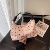 Foreign Style Polka Dot Summer New Small Square Bag Women's Bow Versatile Fashion Commuting Personality Casual Messenger Bag