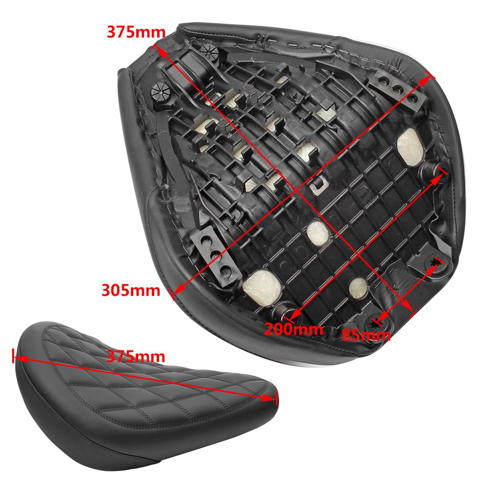 Motorcycle Black Front Rider Driver Solo Seat Cushion For Honda Rebel CMX 250 300 500 2017-2022