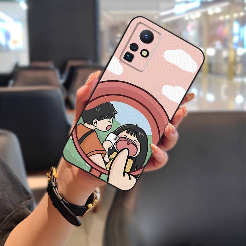 Graffiti Full wrap Phone Case For infinix Zero X/X Pro/X6811/X6811B Silicone Cute Shockproof Waterproof Soft case Couple