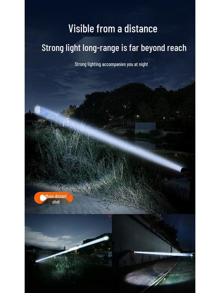 Rechargeable Ultra-Bright Magnetic LED Work Light with Digital Display