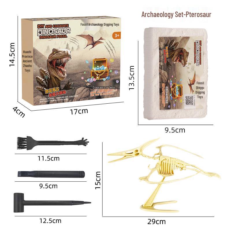 Dinosaur Fossil Excavation Kit: Educational Science Toy for Kids
