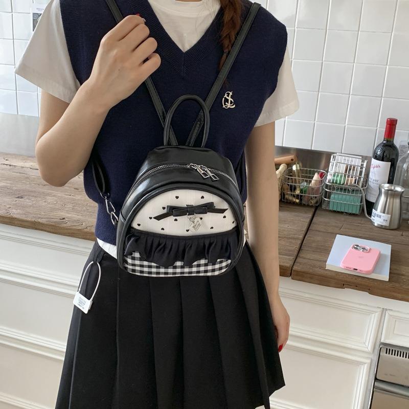 Backpack Women's Fashion Niche Sense Leisure Student Class School Bag Street Trend High Value Travel Backpack