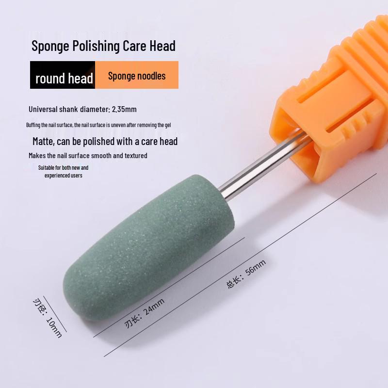 Tungsten Carbide Drill Bit with Ceramic Grinding Head for Cuticle Removal and Russian Manicure Prep