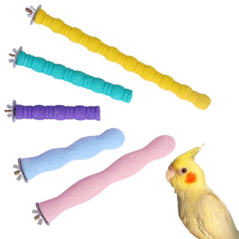 Paw Grinding Stick Parrot Pet Bird Claw Grinding Rod Budgerigar Grind Paws Tools Bird Cage Decoration Parrot Supplies Parakeet