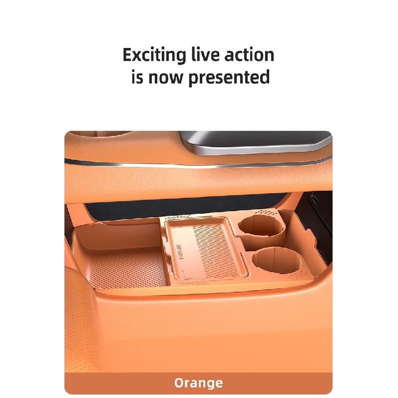For AION V 2024 2025 Storage Box Center Armrest Hidden Box Cup Holder Organizer Interior Accessories