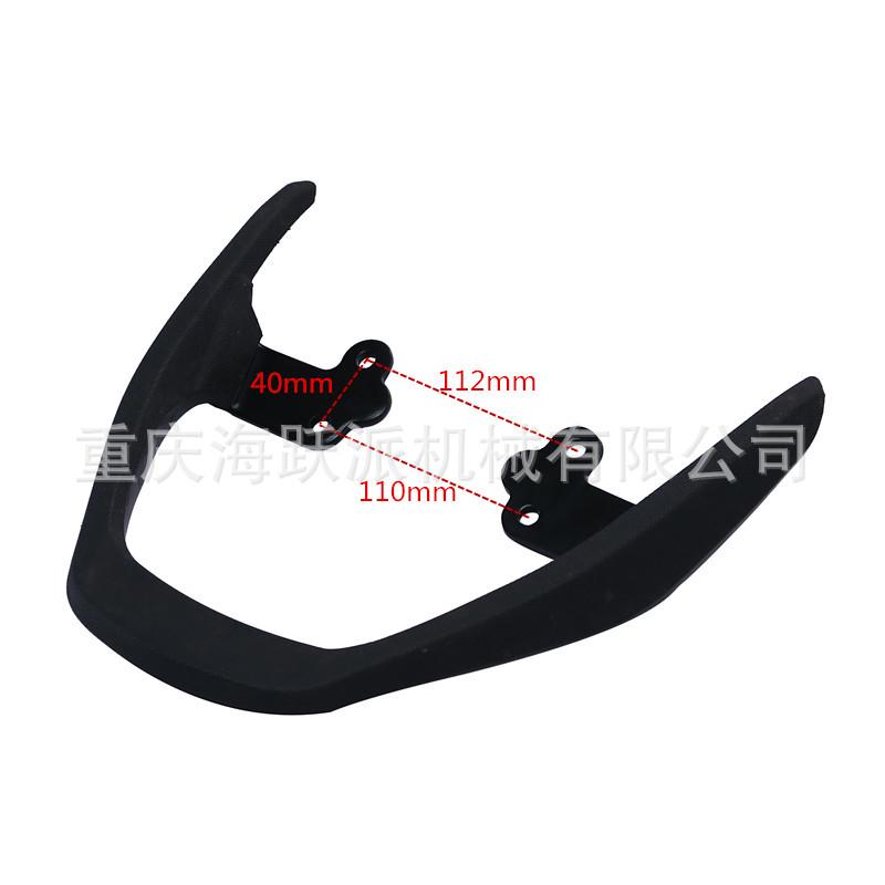 Haiyuepai Plastic Rear Armrest Tail Wing for Asian Wolf Motorcycle Add-on