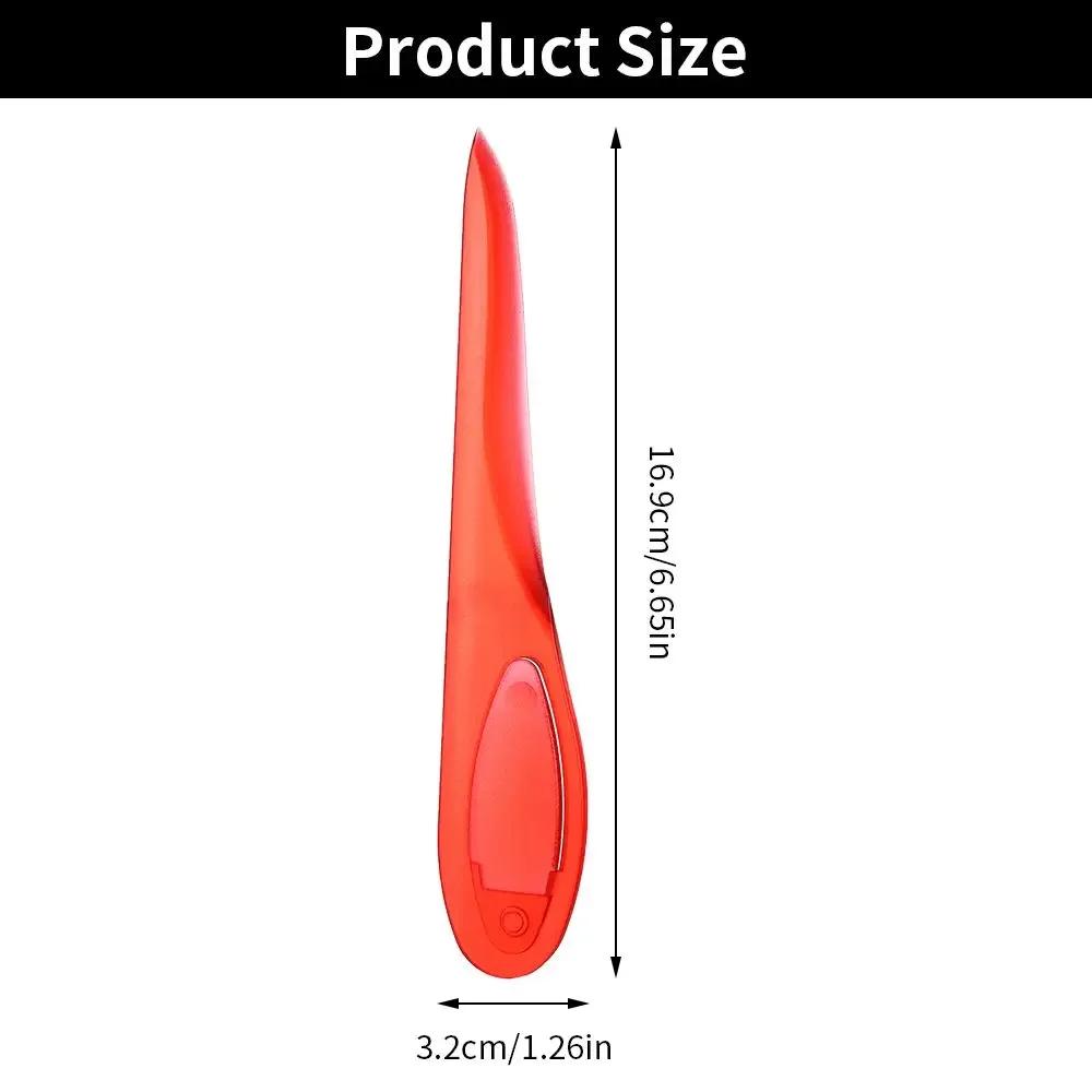 1Pc Point Tuner Seam Creaser Creases With Handle Utility Knife Letter Opener Portable Opener Paper Cutting Tool School Supplies