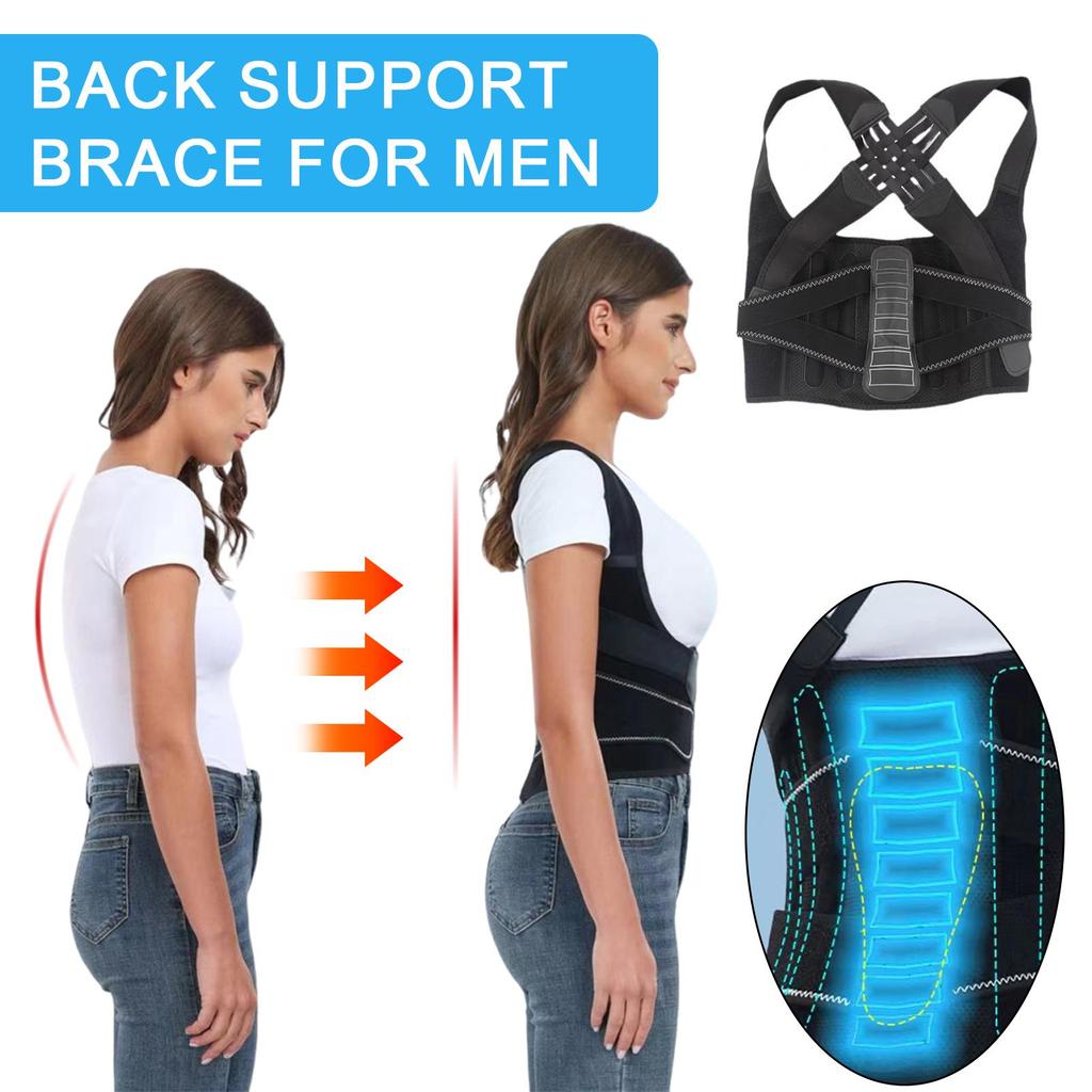 Haltungskorrektor für Erwachsene, verstellbar, atmungsaktiv, für Männer und Frauen, Teenager, Schulter-/Rückenstütze, Schmerzlinderung, Anti-Buckel-Korrekturgurt