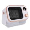 Desktop Heater Quiet Quick Heating   Ceramic Heater with 2 Speed Setting Tip Over Overheating Prevention for Indoor 1200W