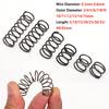10 stuksveerstaal micro kleine drukveerdraaddiameter 0,5 mm 0,6 mm buitendiameter:3/4/5/6/7/8/9/11/12/13/14/15mm Lengte:5-45mm
