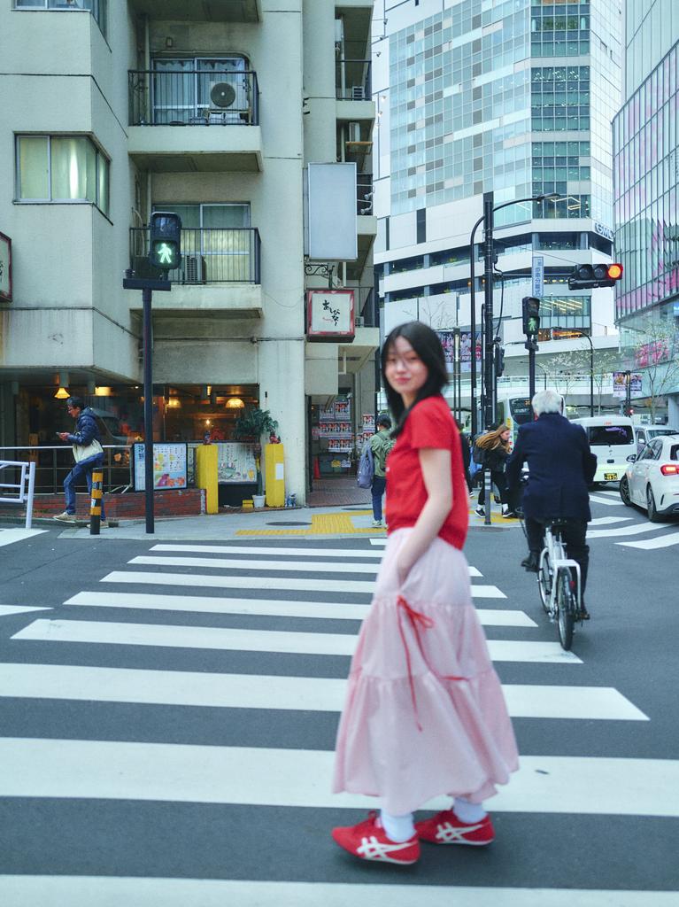 Loaegsyueol Silk Ribbon Tierd Skirt_Pink