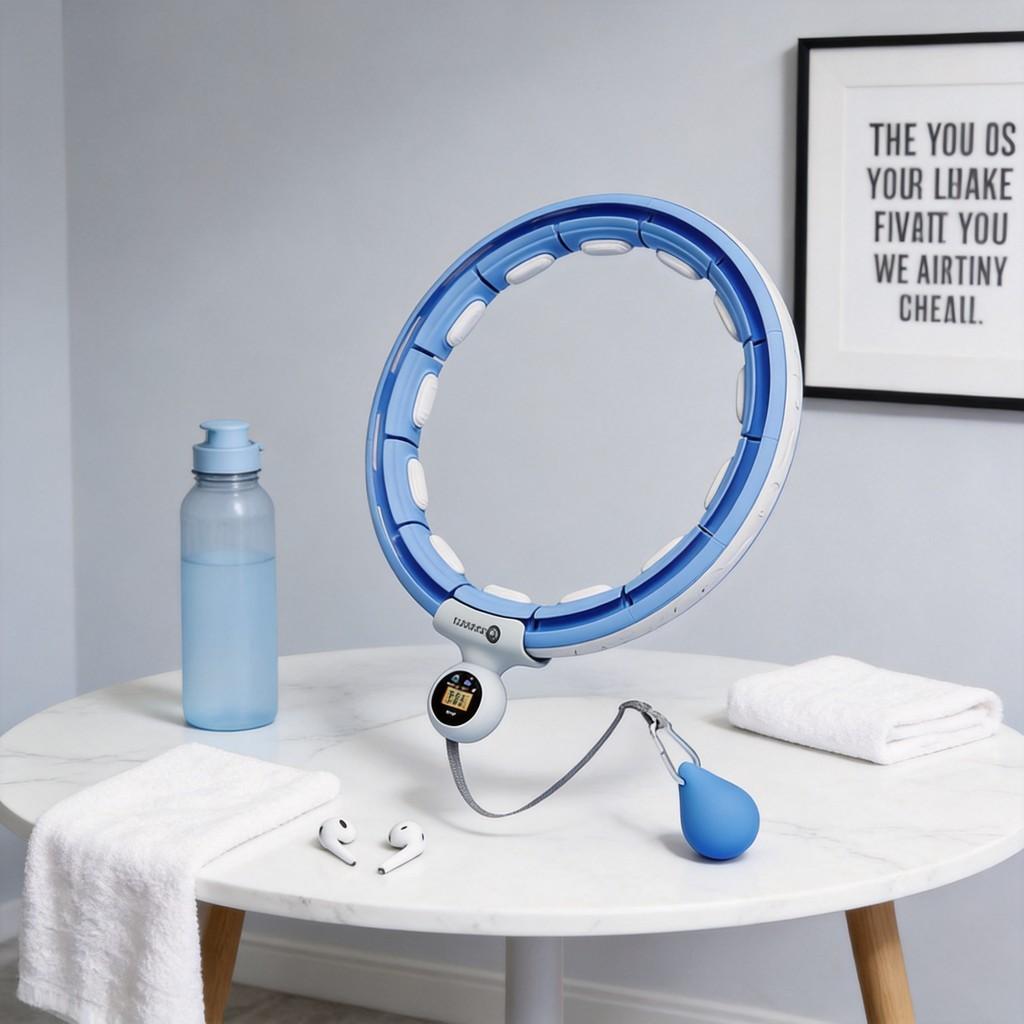 Material Smart Massage Lazy Hula Hoop With Digital Counter For Fitness And Body Shaping