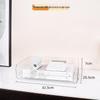 Acrylic Multi-Layer A4 Desktop Document Organizer - Transparent Stackable File Holder