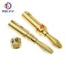4mm Pure Copper Gold Plated Banana Plug Connector For Audio Video Speaker Adapter Terminal Connectors Kit