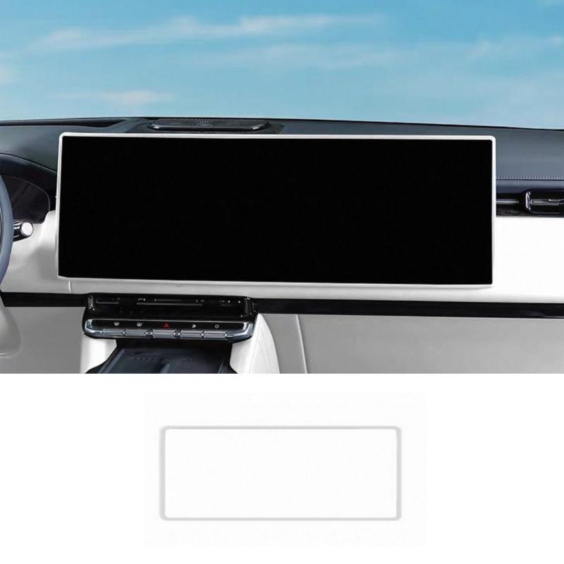 For Zeekr 9X 2025 2026 Car Center Console Screen Silicone Protective Cover Frame Anti-bumping Strips Car Accessories