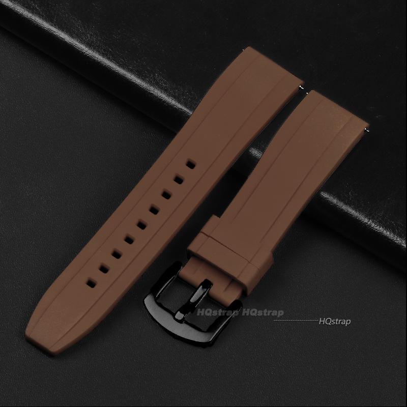 Premium Silicone Watch Band Quick Release Rubber Watch Strap 20mm 22mm Watch Strap Replacement Watchband WomenMen Accessories 20mm