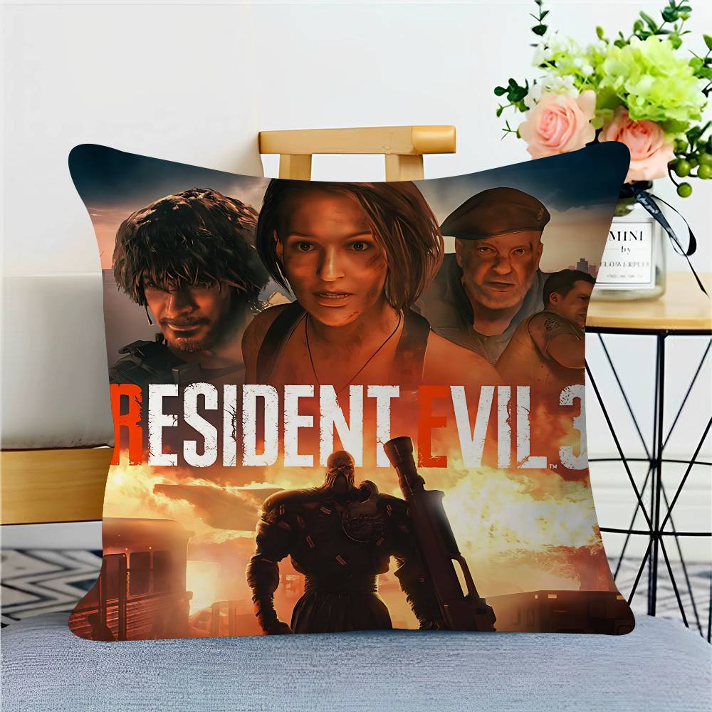 Game R-Resident-Evil Pillow Anime Pillow Sofa Bed Head Pillow Cover Cushion Cover 45x45 Cm Fashion