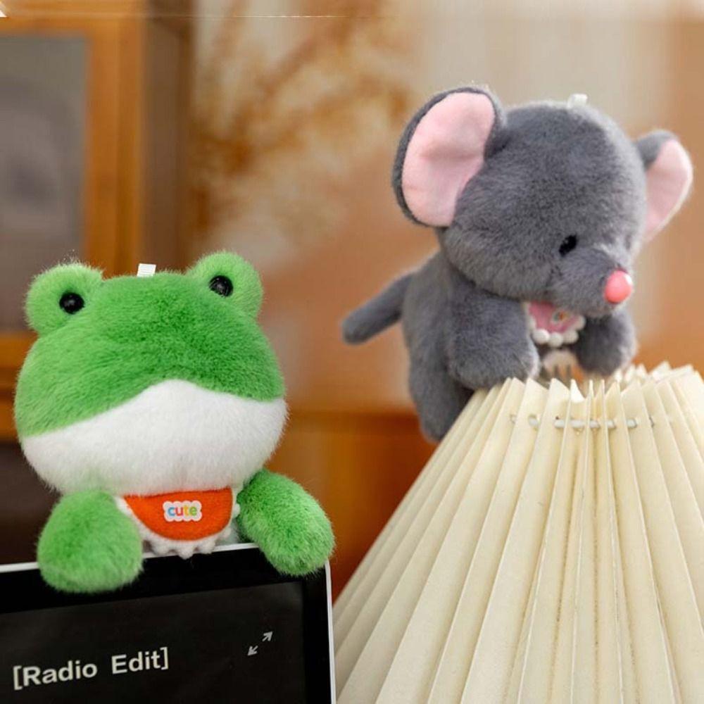 PP Cotton Koala Plush Toy Fluffy Frog Plush Doll Creative Plush Desktop Buddy Toy Children's Day