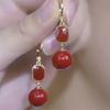 Korean-Style Elegant Rhinestone Ball Earrings - Versatile, Fashionable, and Ultra-Shiny Design.
