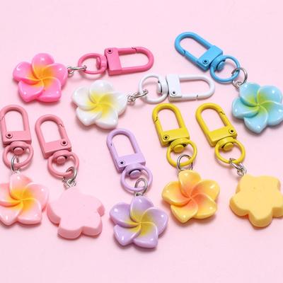 Cherry Blossom Resin Keychain: Cute Pendant for Backpacks & Earphone Cases